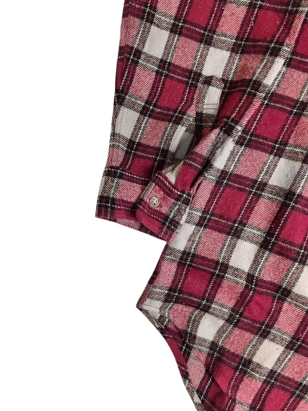 Japanese Brand × Uniqlo × Vintage Uniqlo Vintage Plaid Wool Flannel Size US XL / EU 56 / 4 - 5 Thumbnail