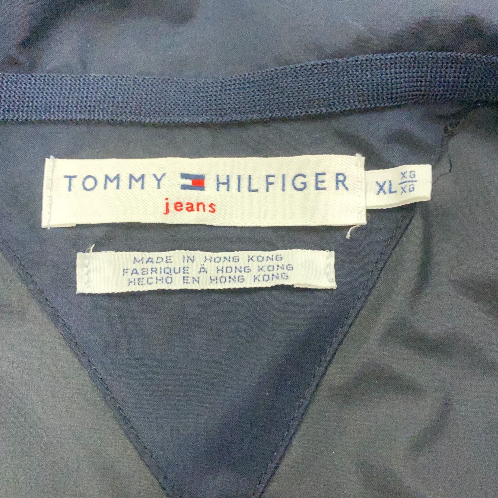 Tommy Hilfiger VINTAGE Tommy Hilfiger Mens Jacket XL Blue Windbreaker Full Zip Size US XL / EU 56 / 4 - 6 Thumbnail