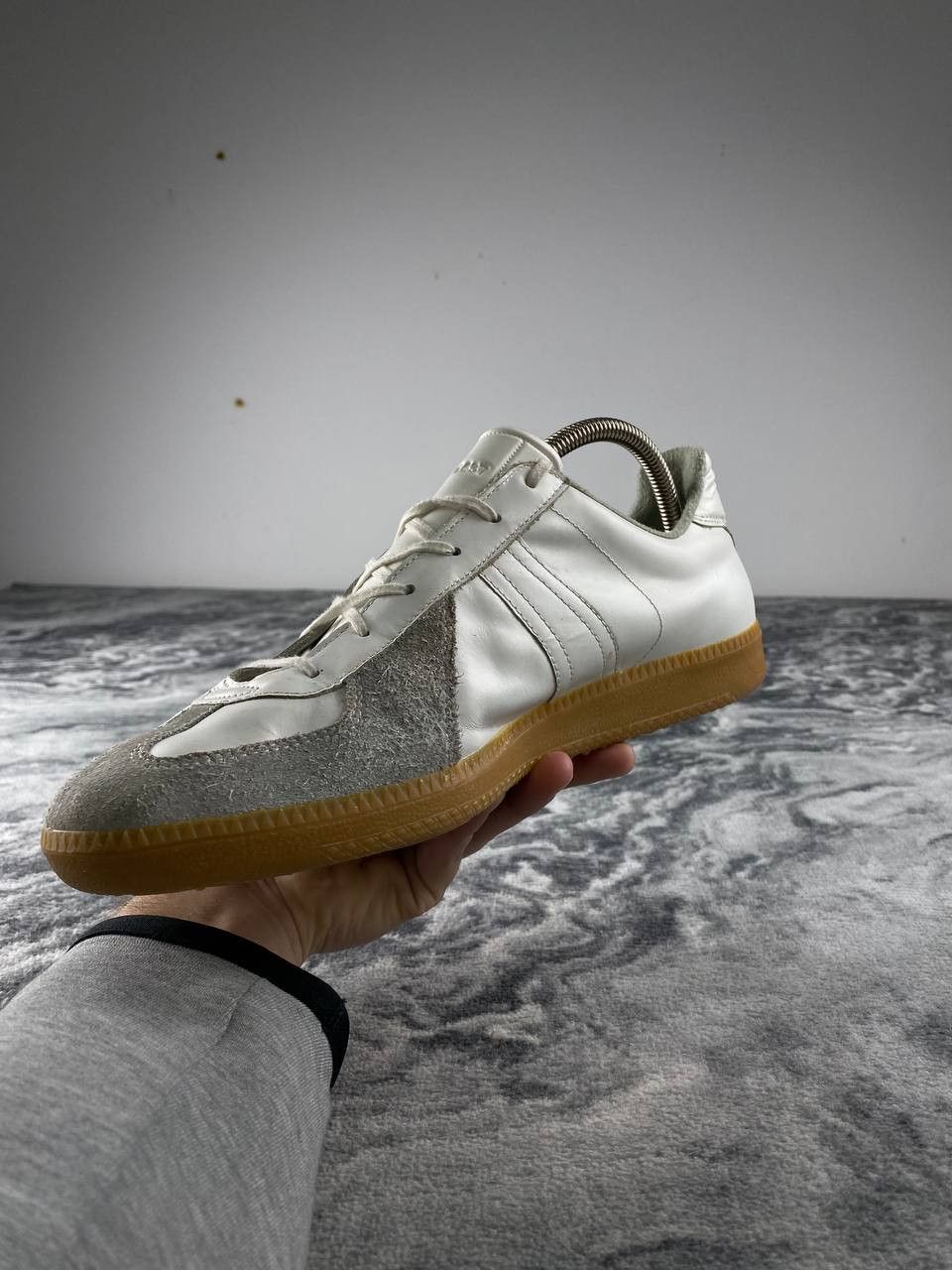 Vintage GAT BW Sport Army Trainer Bundeswehr Shoes Leather Sneakers Size US 10.5 / EU 43-44 - 2 Thumbnail