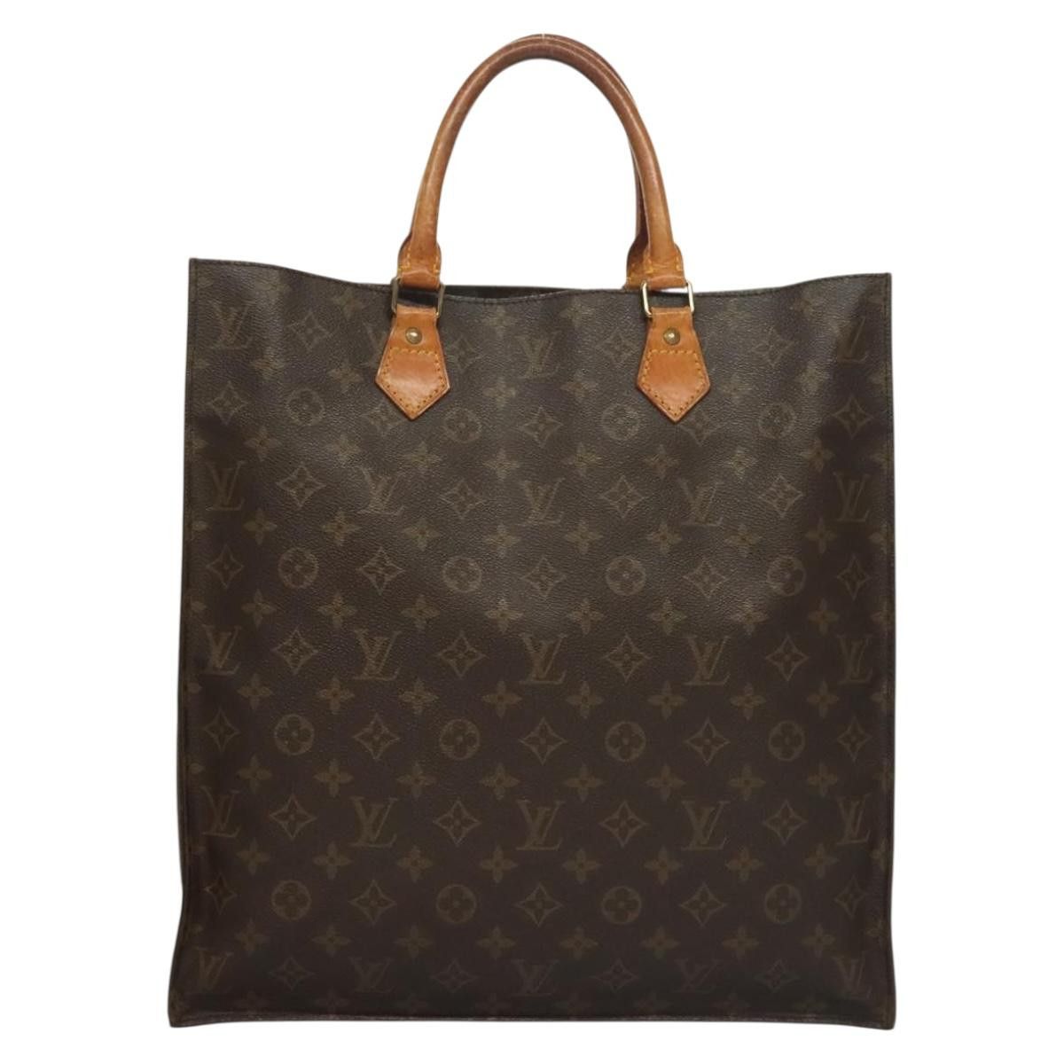 Louis Vuitton LOUIS VUITTON Monogram Sac Plat Hand Bag M51140 Size ONE SIZE - 2 Thumbnail