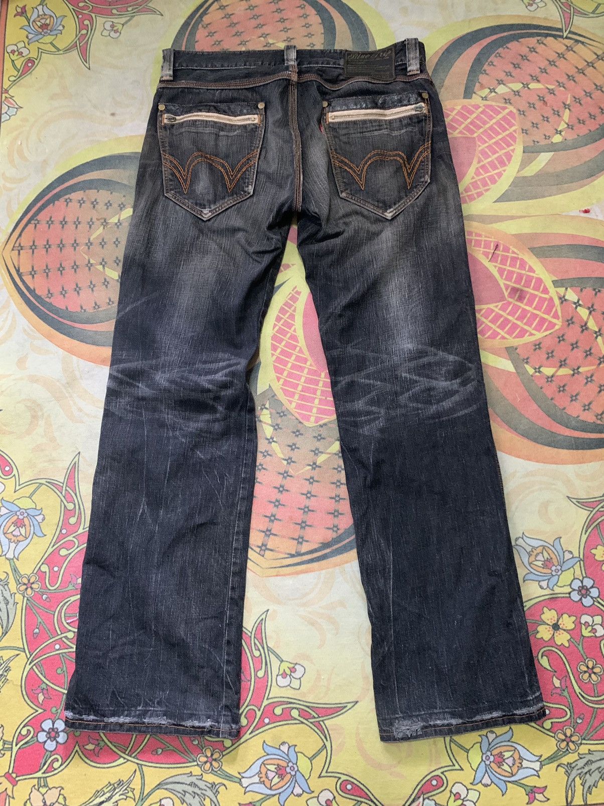Edwin Vintage Edwin Blue Trip distressed jeans Size US 34 / EU 50 - 12 Thumbnail