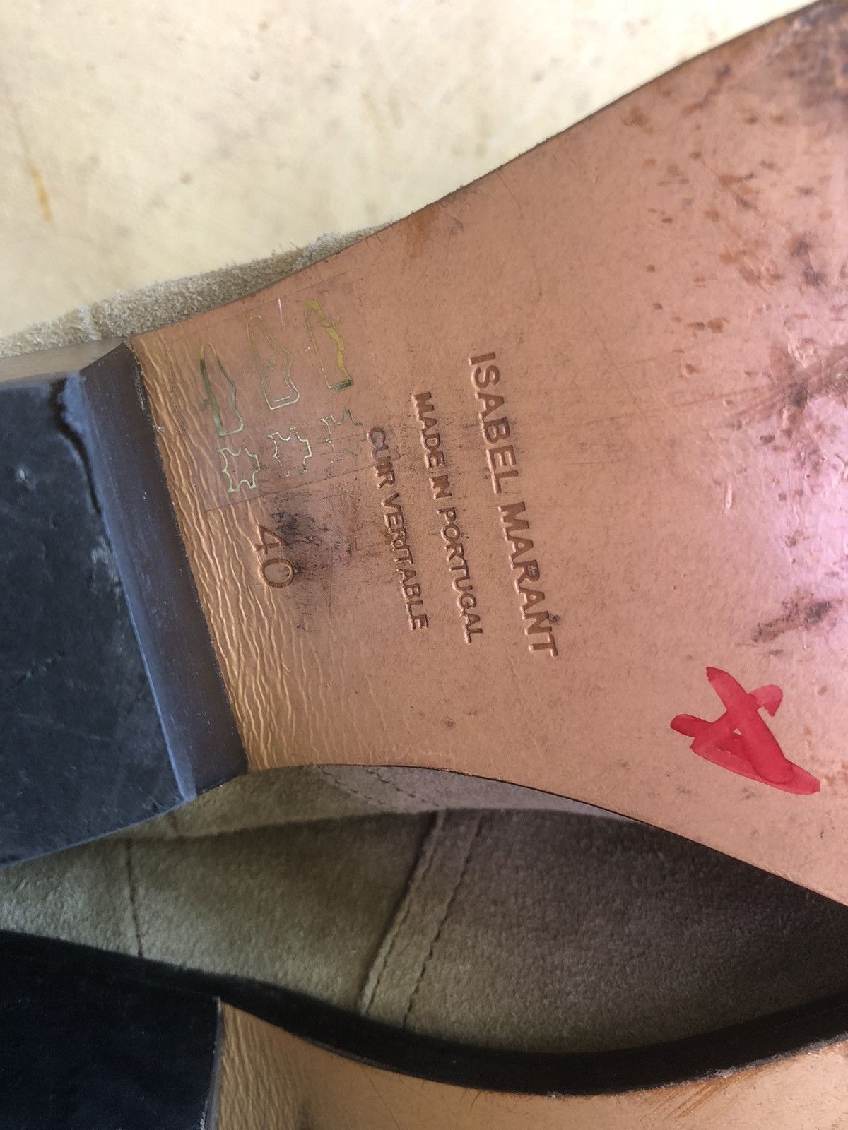 Isabel Marant Isabel Marant Chelsea Boot Green Suede Leather Size 40 Size US 10 / IT 40 - 8 Thumbnail