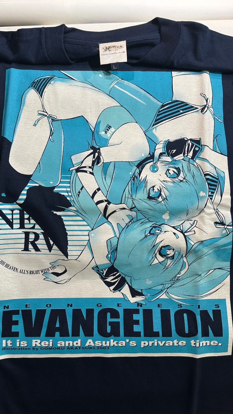 Rare! 2003 Neon Genesis Evangelion Eva T-shirt