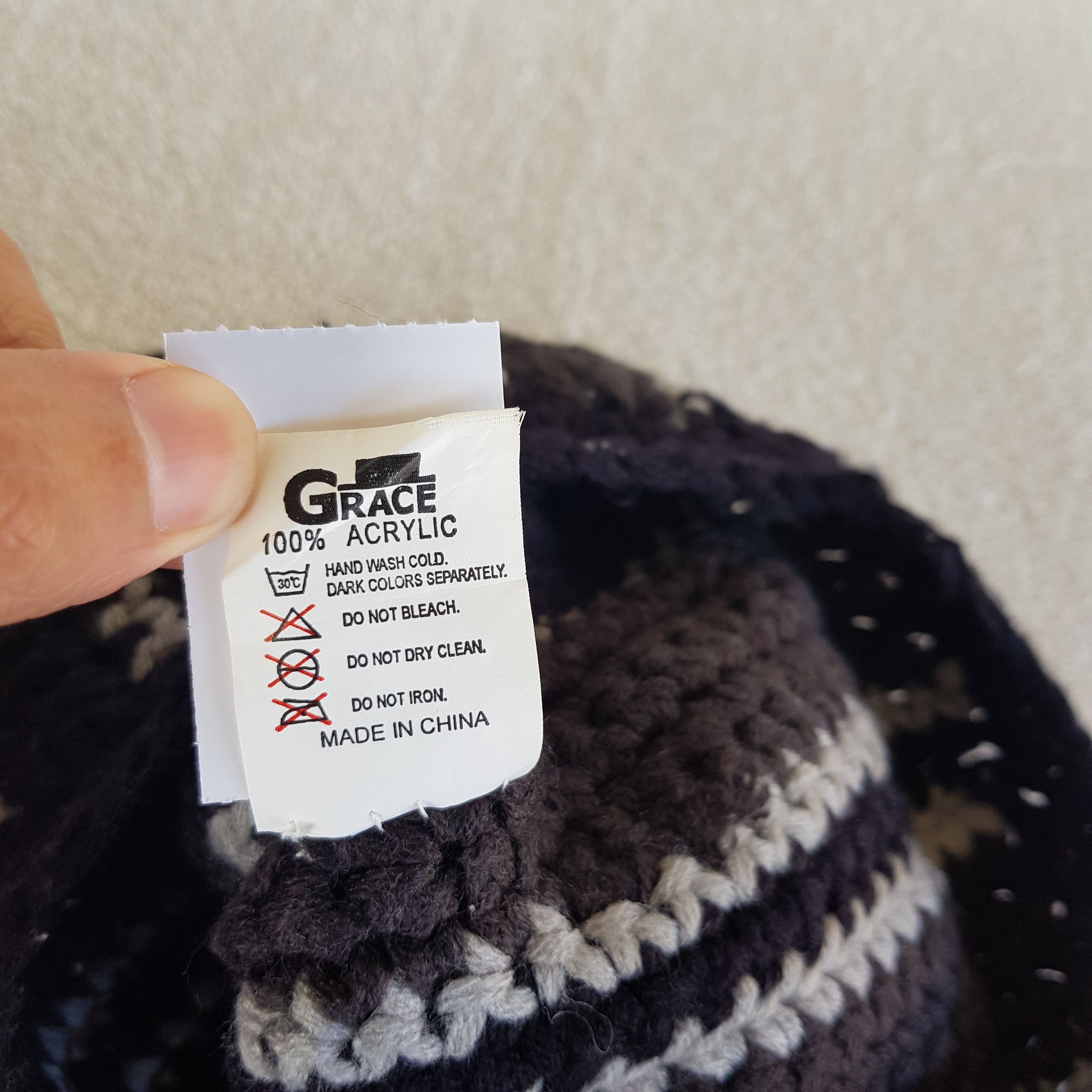 Japanese Brand Vintage Japanese Beanie Giant Crochet Isle Snow Caps Hats. Size ONE SIZE - 6 Thumbnail
