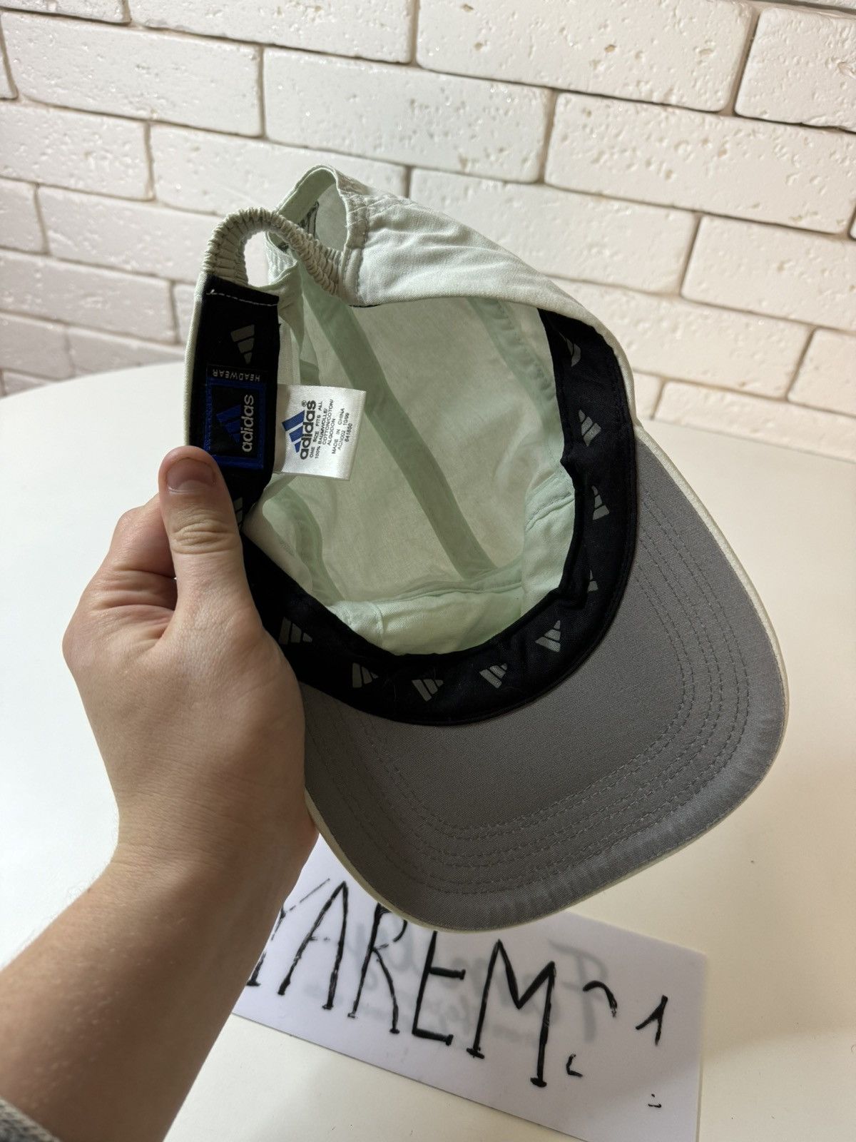 Vintage Adidas vintage 5panel cap hat Size ONE SIZE - 5 Thumbnail
