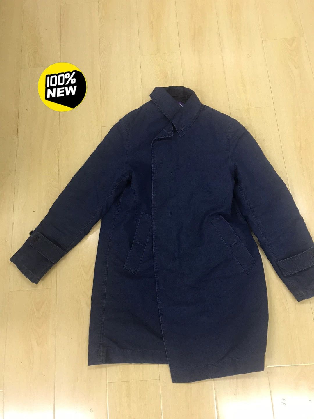 Purple Purple Mid-Length Windbreaker Coat Size US M / EU 48-50 / 2 - 1 Thumbnail