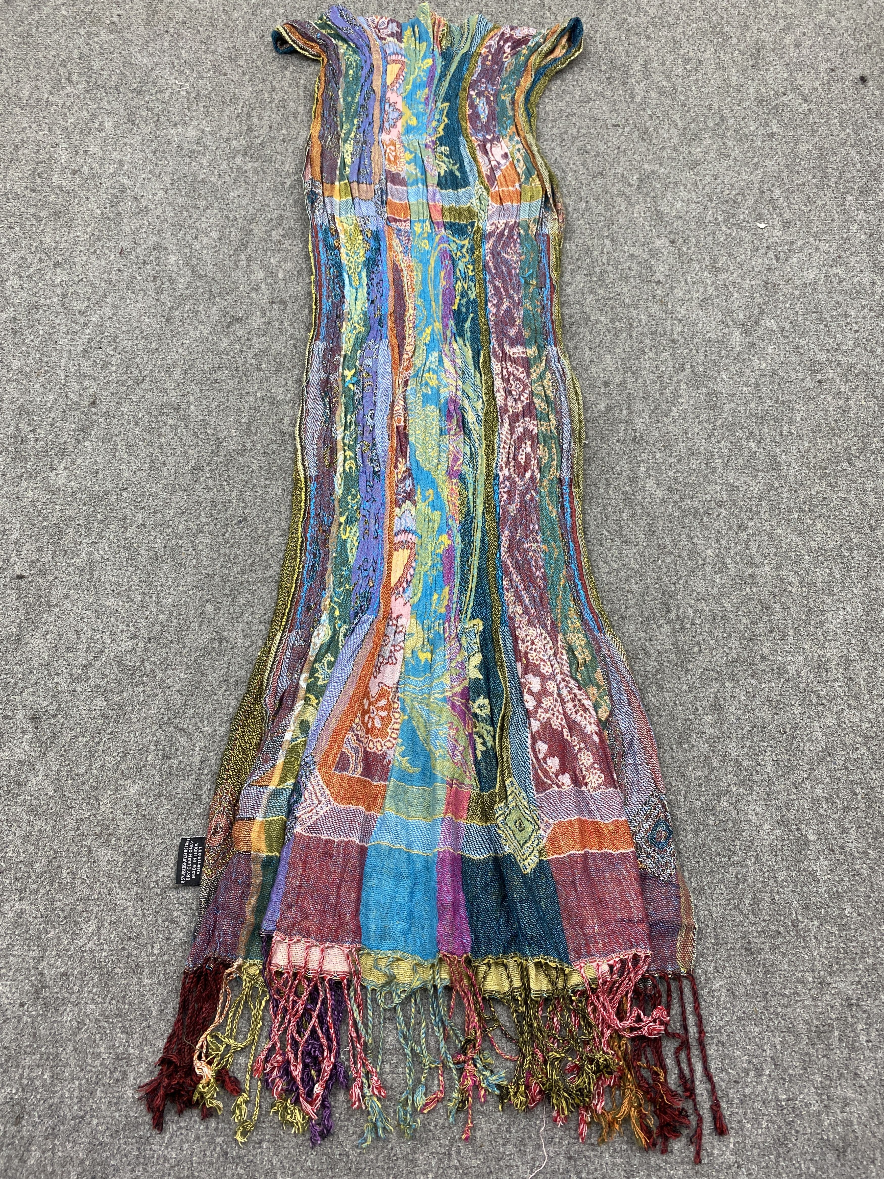 Japanese Brand Tolani Multicolour Scarf / Muffler / Neckwear SC0350 Size ONE SIZE - 3 Thumbnail
