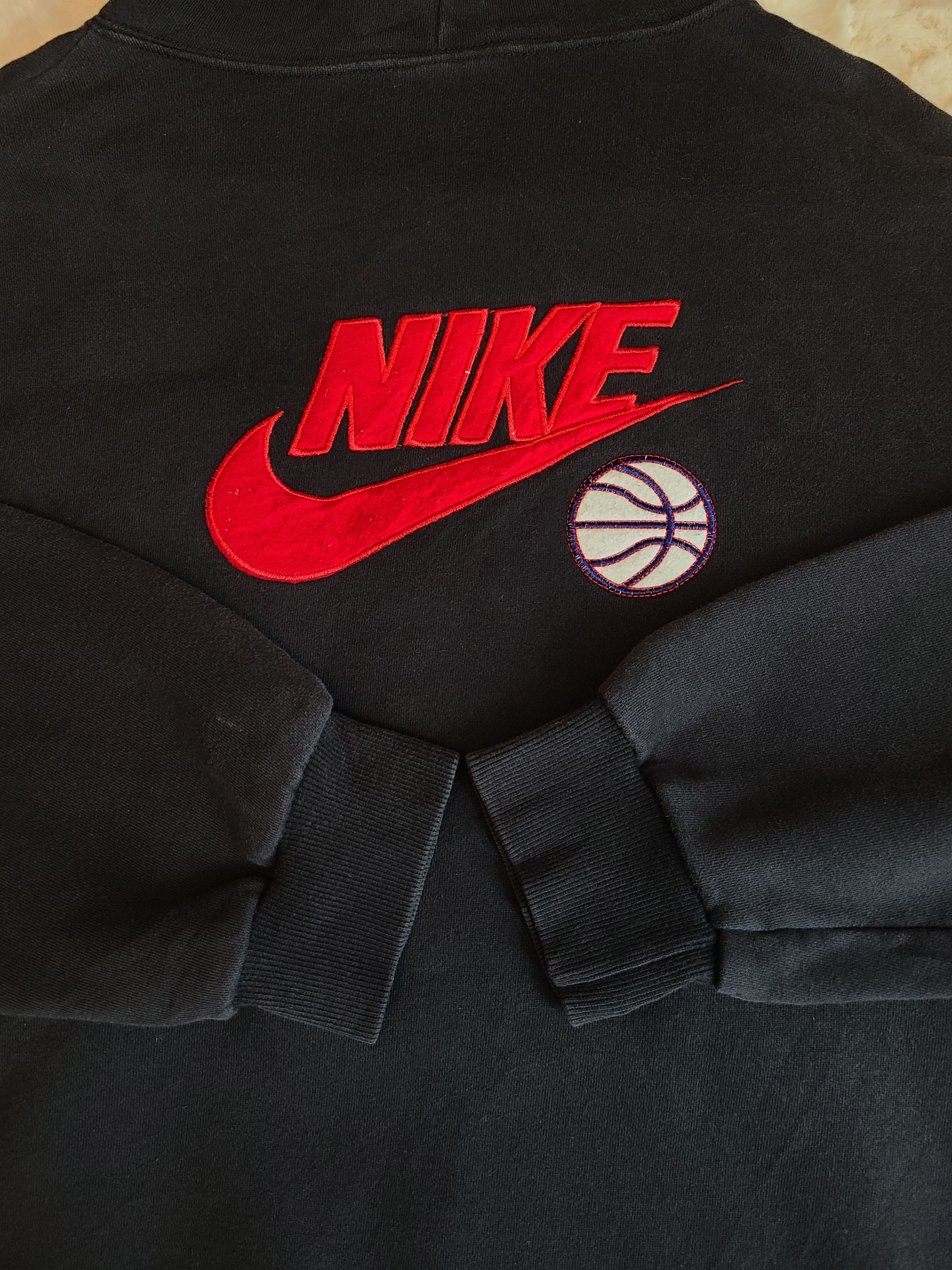 Nike Nike Y2k Hoodie - Red Swoosh & Basketball Logo Size US L / EU 52-54 / 3 - 9 Thumbnail