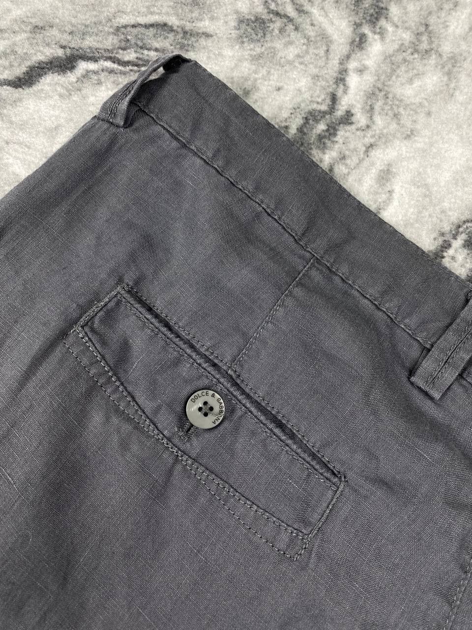 Dolce & Gabbana Dolce Gabbana Linen Classic Pants Size US 40 / EU 56 - 20 Thumbnail