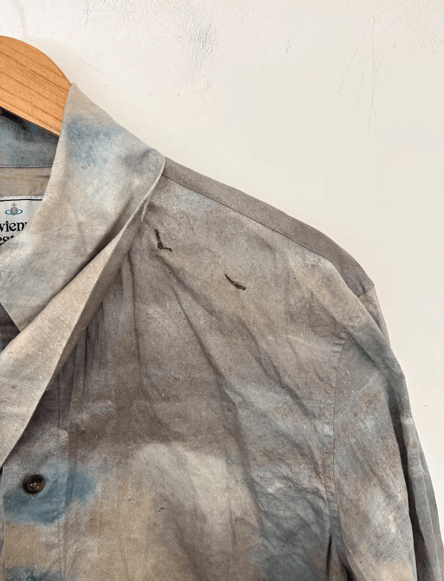 Vivienne Westwood Vivienne Westwood 15FW Men's Scissor Collar Shirt Ｑ21 Size US M / EU 48-50 / 2 - 4 Thumbnail