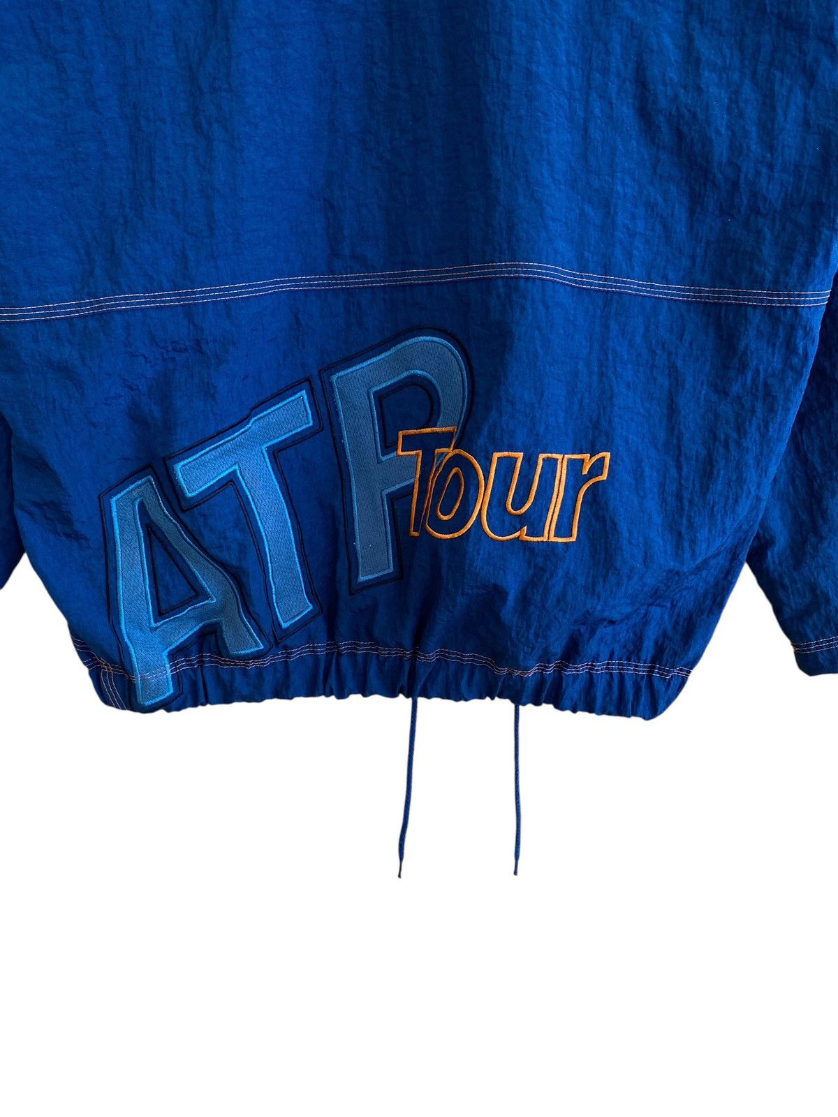 Adidas Very Rare Vintage Brand Adidas ATP Tour Nylon Hoodie 2000s Size US S / EU 44-46 / 1 - 6 Thumbnail