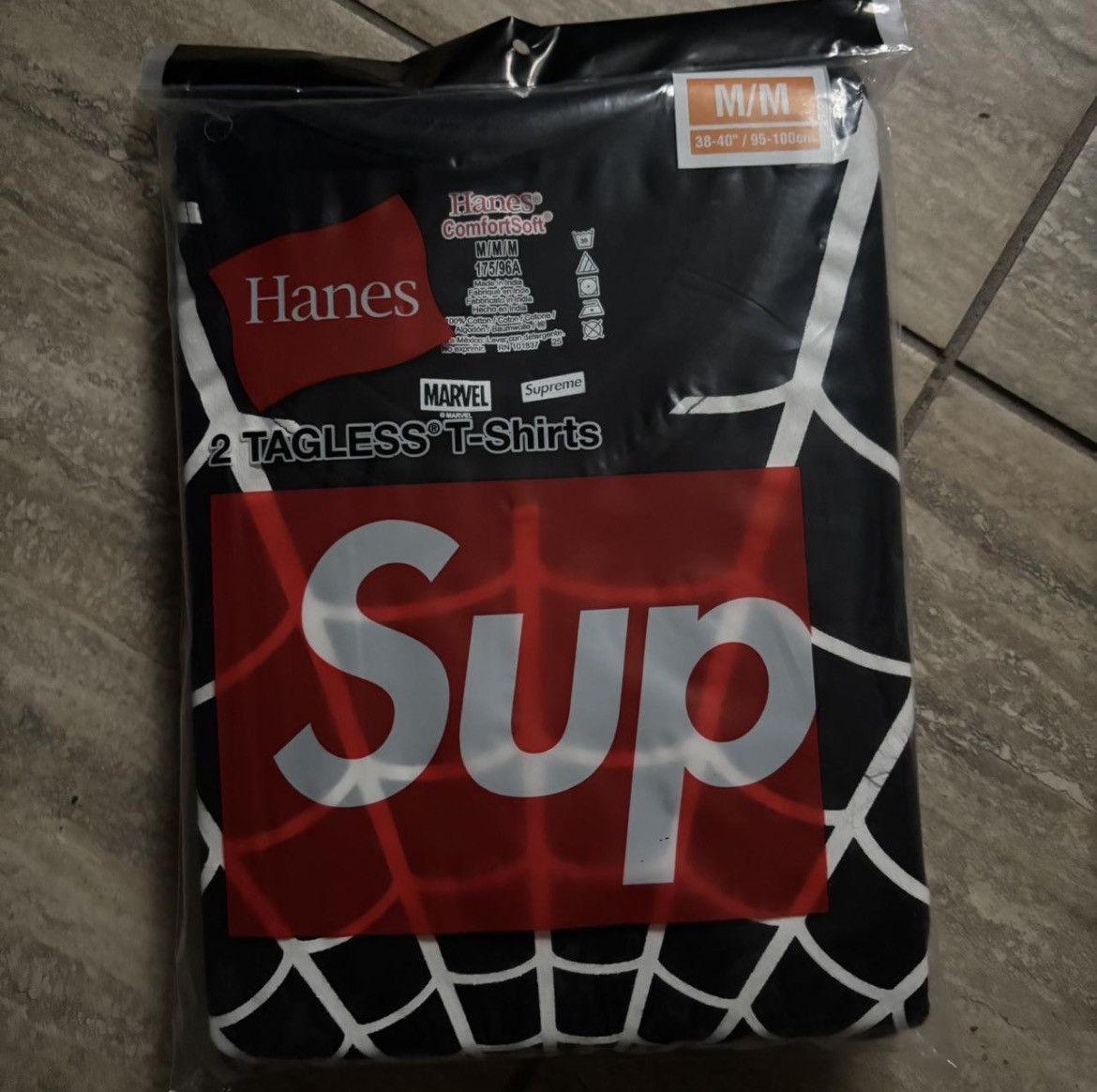 Supreme Supreme Spiderman Tee Black | Grailed