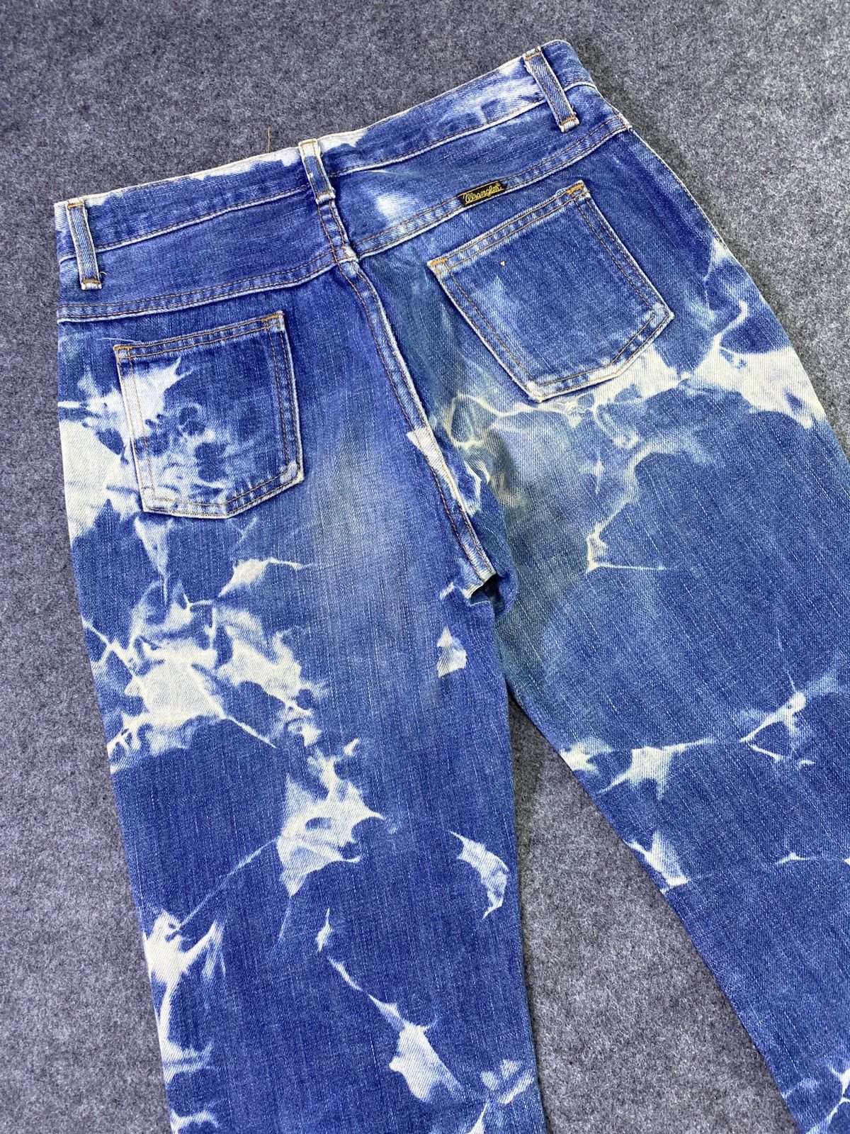 Jean × Vintage × Wrangler Vintage wrangler Flare Lightning Blue Jeans - J953 Size US 28 / EU 44 - 13 Thumbnail