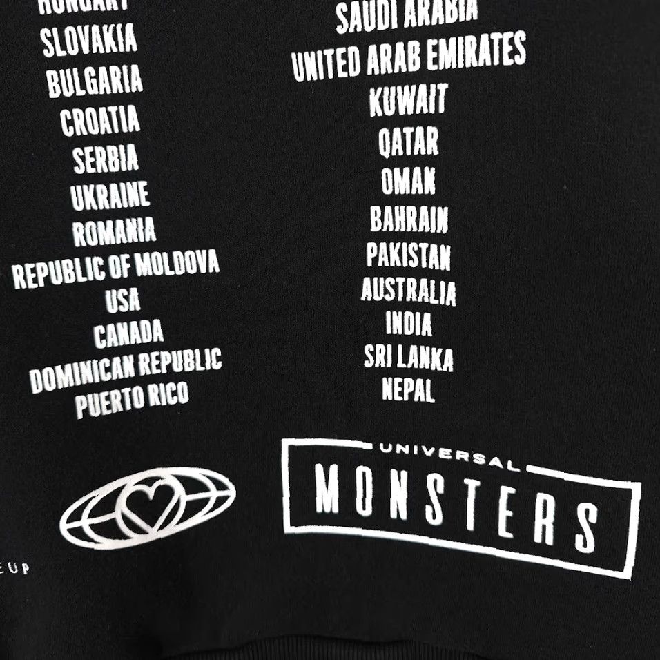 Vintage Universal Monsters Hoodie Mens Size Large Black Bride Of Frankenstein Sweatshirt Full Zip Size US L / EU 52-54 / 3 - 6 Thumbnail