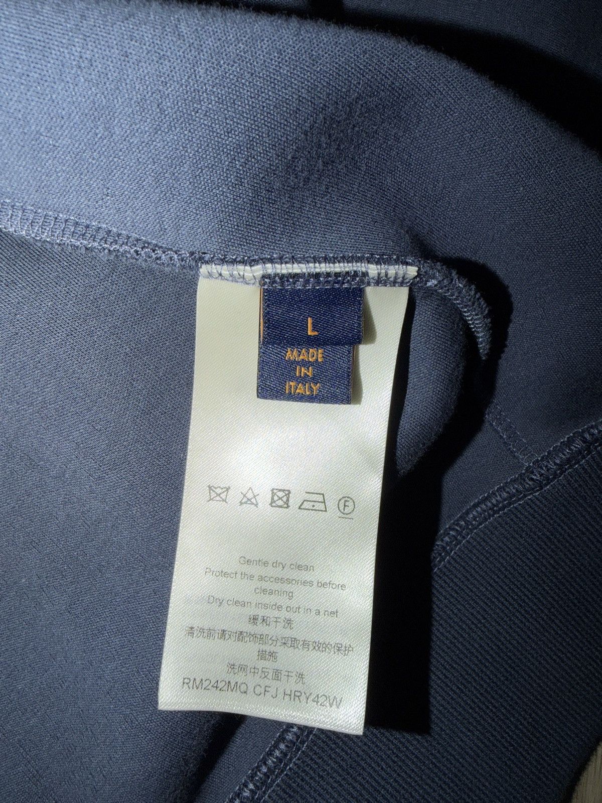 Louis Vuitton Louis Vuitton Embroidered Zipped Jersey Hoodie Size US L / EU 52-54 / 3 - 9 Thumbnail