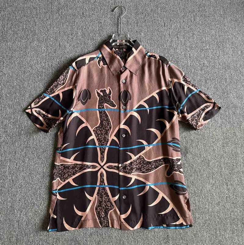 Louis Vuitton Louis Vuitton Short Sleeve Silk Animal Print Shirt 0089 Size US M / EU 48-50 / 2 - 1 Thumbnail