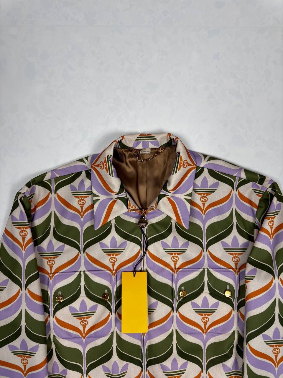 Adidas × Gucci Gucci X Adidas Trefoil Bomber Jacket Size US M / EU 48-50 / 2 - 4 Thumbnail