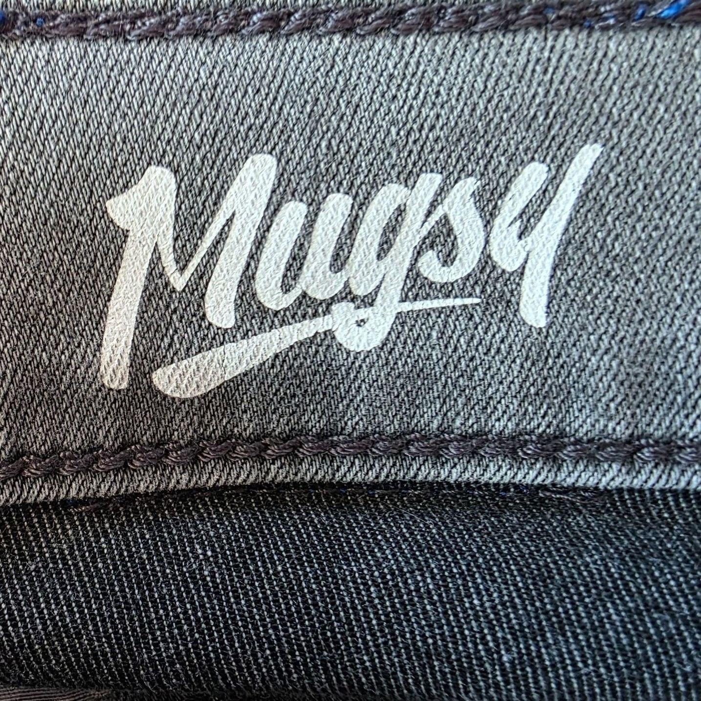 Other Mugsy Mens 38/32 Jeans Beans Stretch Distressed Gray Medium Size US 38 / EU 54 - 5 Thumbnail
