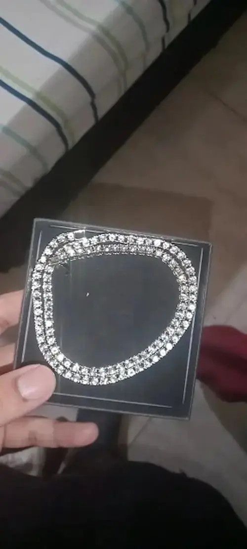 Other 4MM Iced Out tennis Chain Necklace Size ONE SIZE - 2 Thumbnail