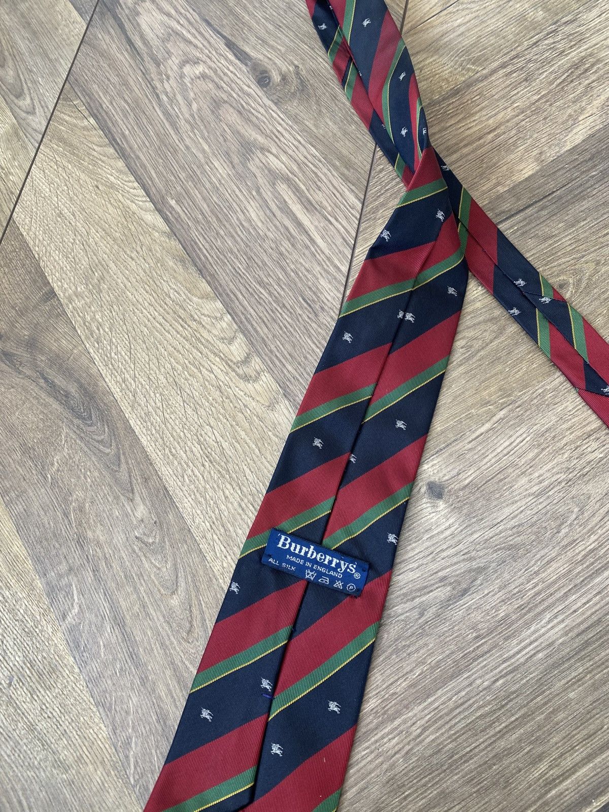 Burberry Vintage Burberry Tie Size ONE SIZE - 4 Thumbnail
