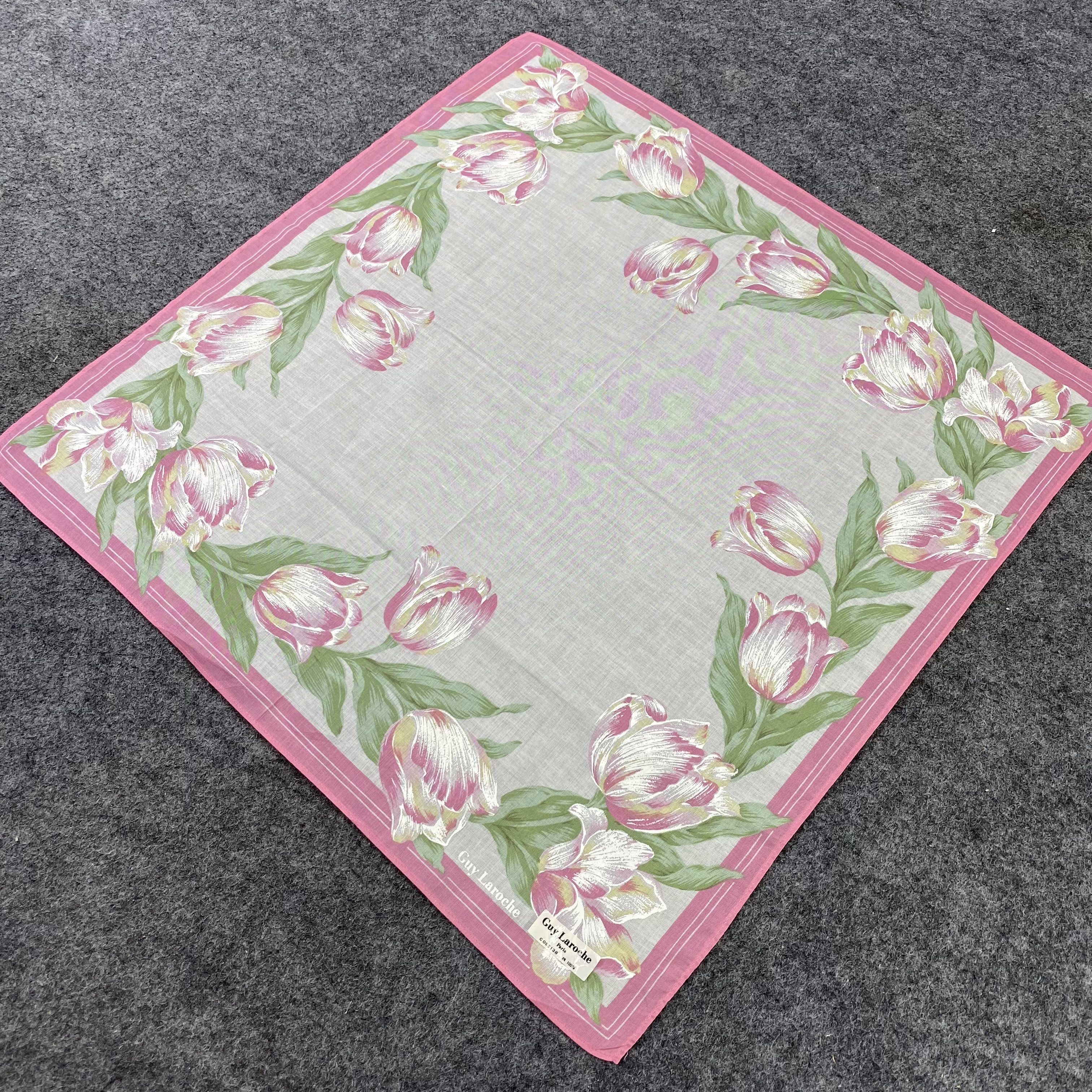 Guy Laroche Guy Laroche Handkerchief Neckerchief Bandana-B488 Size ONE SIZE - 4 Thumbnail