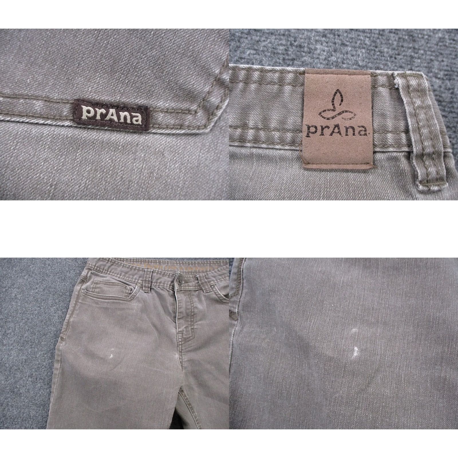 Prana prAna Pants Mens 32 x 30 Beige Slim Fit Denim Stretch Casual Straight Pants Size US 32 / EU 48 - 10 Thumbnail