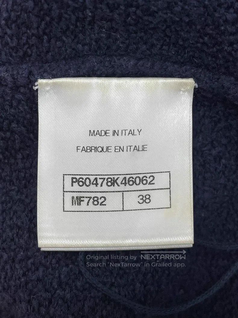 Chanel Chanel Dark blue towel material wide-leg trousers Size 25" / US 0 / IT 36 - 5 Thumbnail