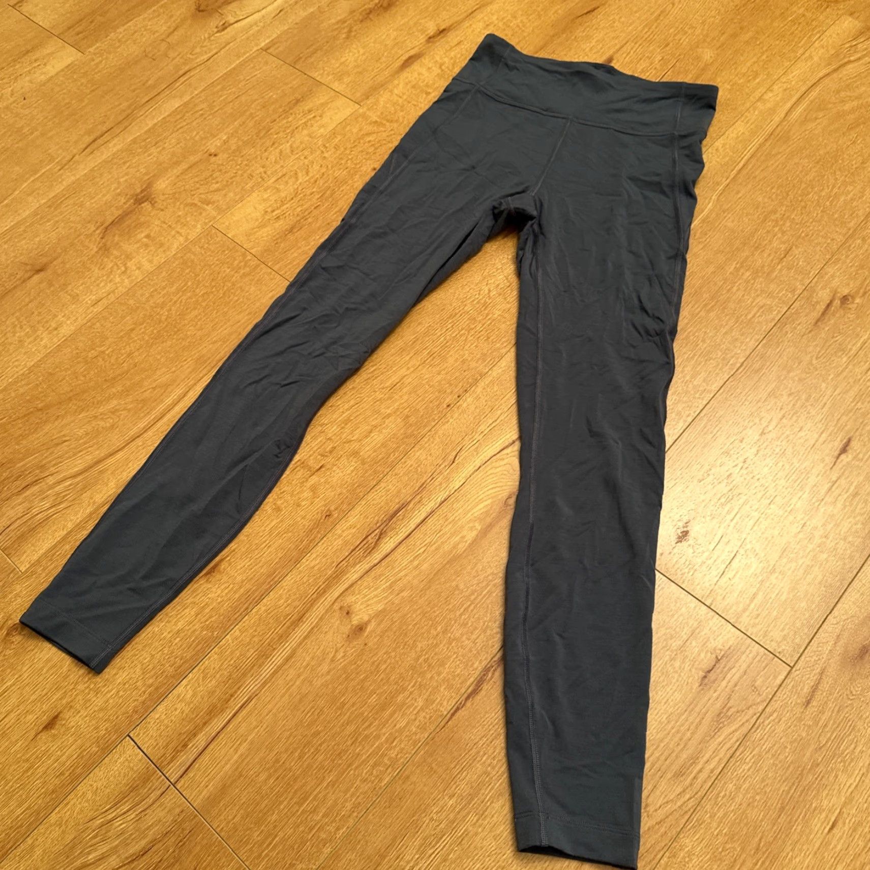 Allbirds Allbirds Natural Leggings Blue Womens Small Merino Wool Blend Stretch Yoga Comfort Elastic Waist Moisture Wicking Athletic Ankle Size 28" / US 6 / IT 42 - 2 Thumbnail