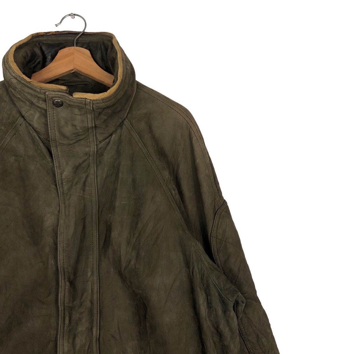Timberland 🔥Vintage Genuine Leather Jacket Biker Timberland Bondage Size US S / EU 44-46 / 1 - 6 Thumbnail