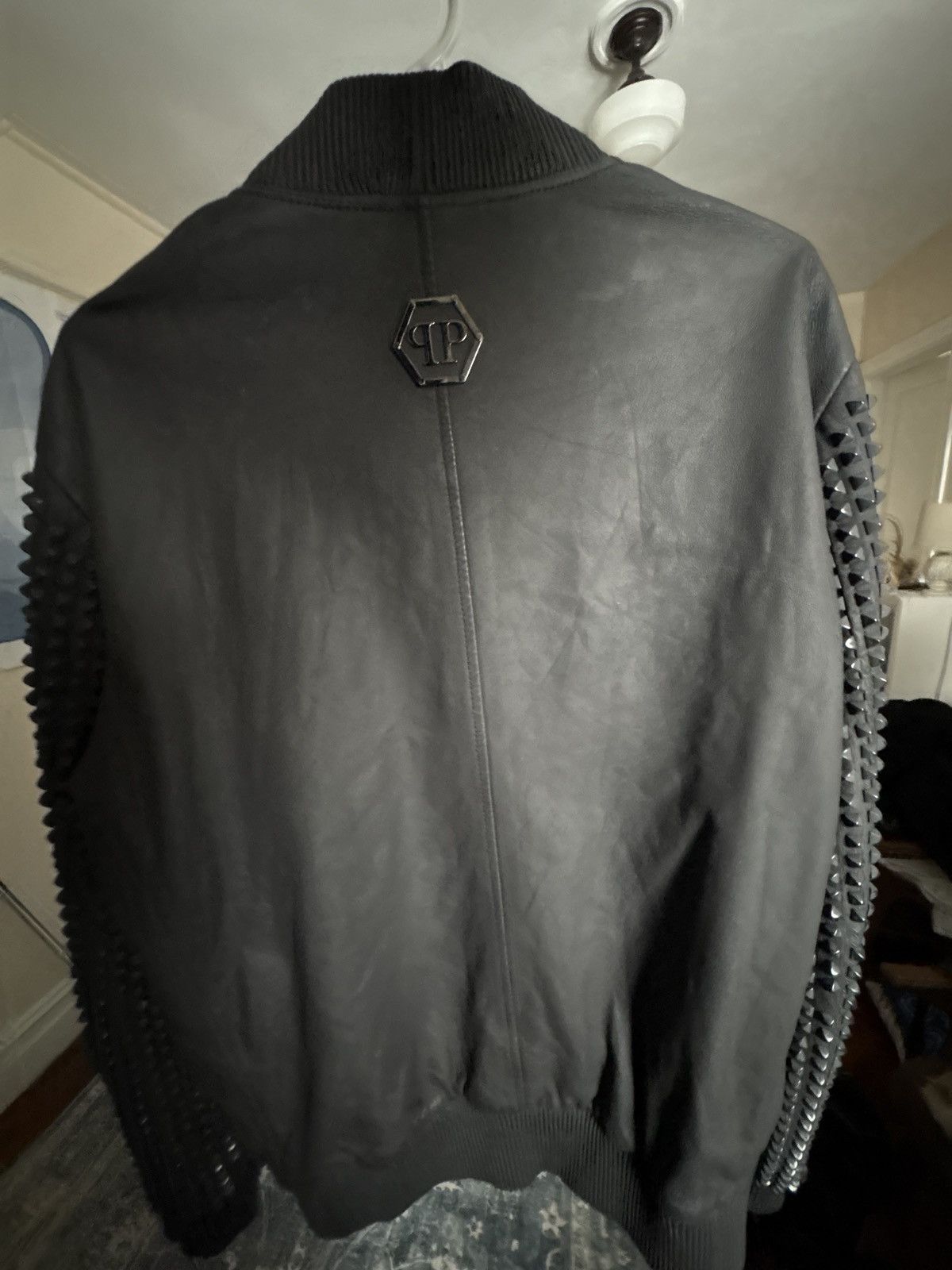 Philipp Plein Philipp Plein Black Rocket Pirate Jacket Size US L / EU 52-54 / 3 - 2 Thumbnail
