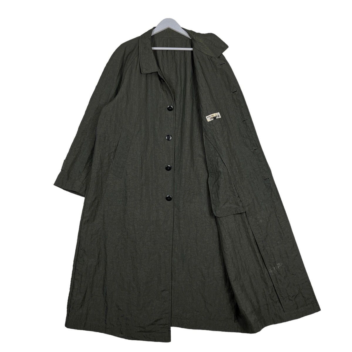 Issey Miyake 🔥 90s FEBUARY 0-7 NYLON TRENCH COAT Size US L / EU 52-54 / 3 - 10 Thumbnail