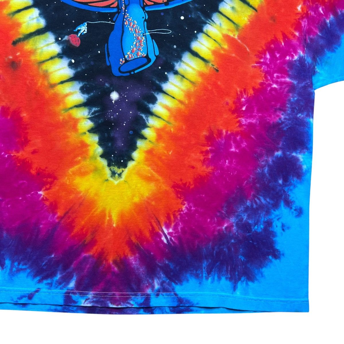 Liquid Blue Vintage 2000s Space Mushroom Psychedelic Liquid Blue T-Shirt Size US XXL / EU 58 / 5 - 6 Thumbnail