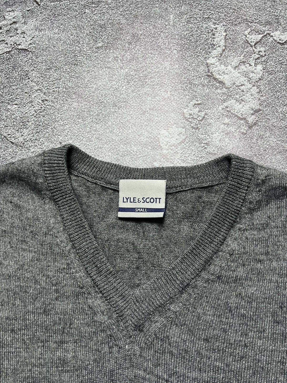 Lyle & Scott Vintage Lyle & Scott Long sleeve Sweater Big Logo lampas S Size US S / EU 44-46 / 1 - 8 Thumbnail