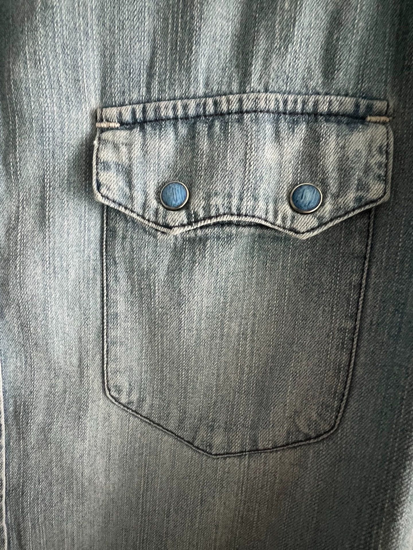 Porter Classic Porter Classic Japanese Washed Denim Shirt M Excellent Size US M / EU 48-50 / 2 - 7 Thumbnail