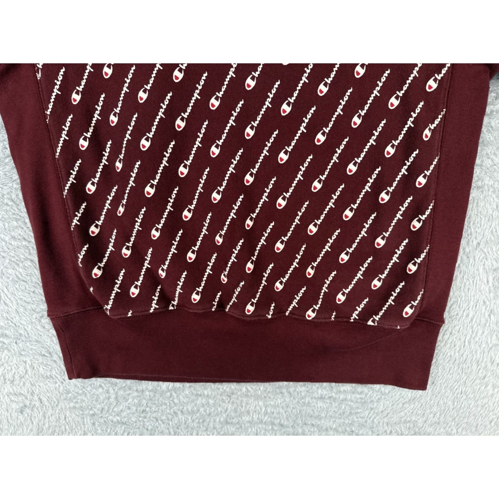 Champion Champion Sweater Bergundy Adult Medium Reverse Weave All Over Print Crew Neck Size US M / EU 48-50 / 2 - 5 Thumbnail