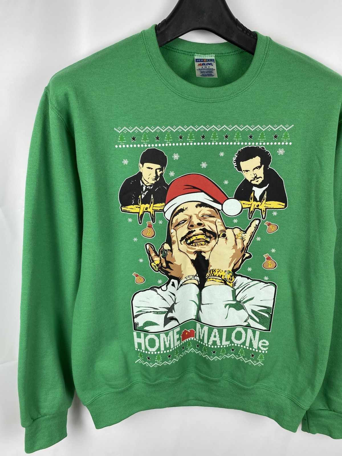 Vintage Post Malone Home Alone Ugly Sweatshirt Christmas size S Size US S / EU 44-46 / 1 - 4 Thumbnail