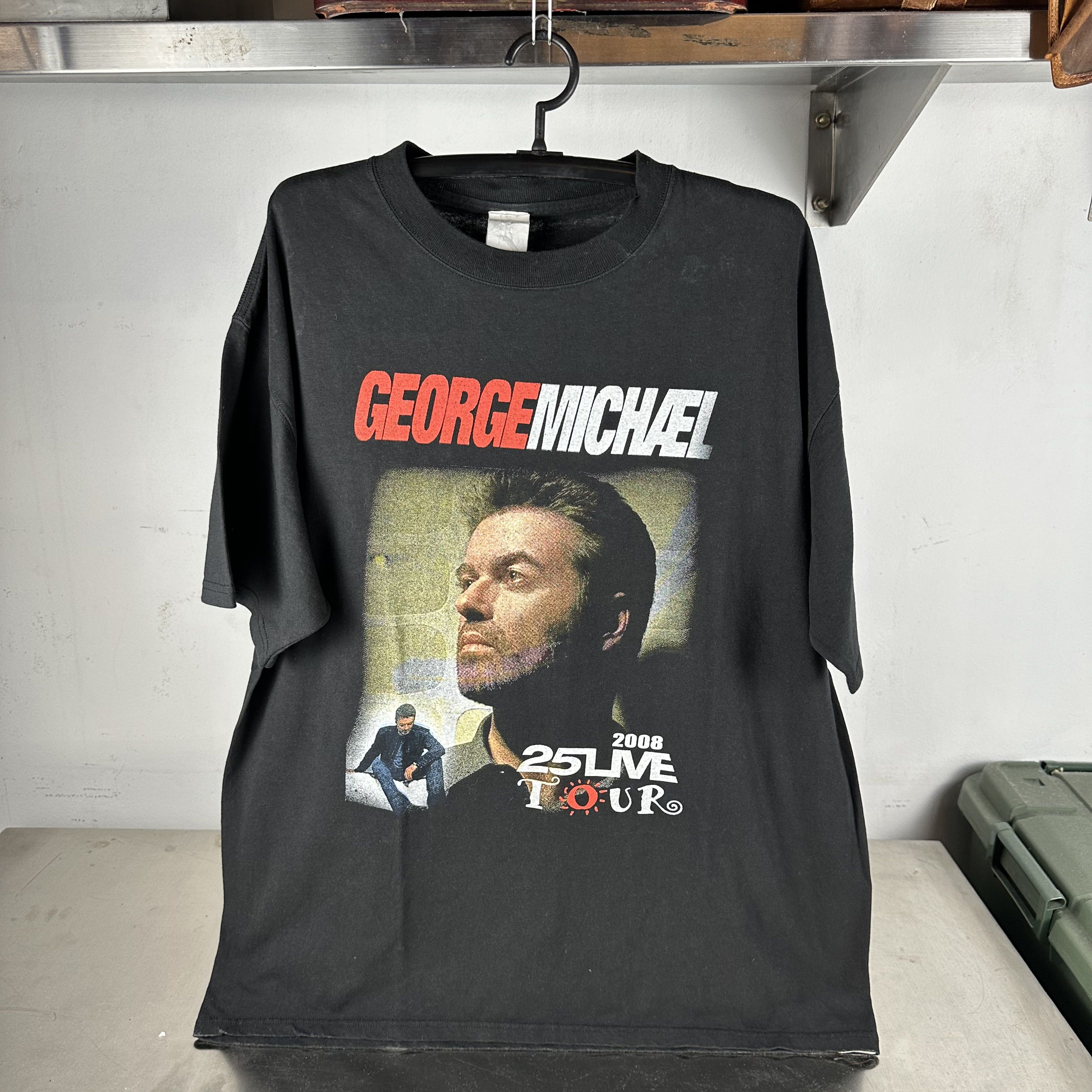 2008 George Michael 25Live Tour Concert Graphic T-shirt