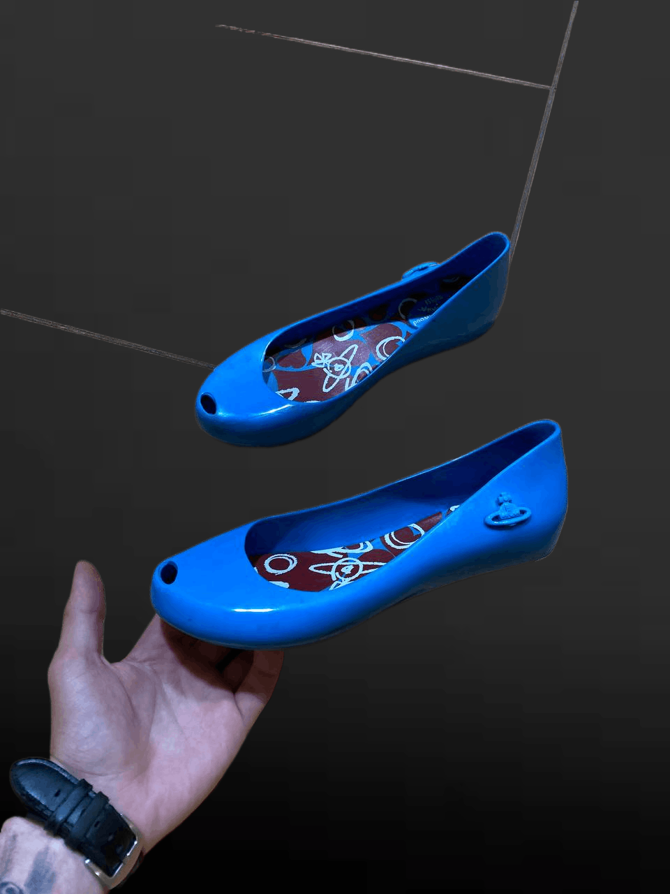 Melissa × Vivienne Westwood Vintage Vivienne Westwood Melissa Ballet Flats Anglomania Size US 7 / IT 37 - 1 Thumbnail