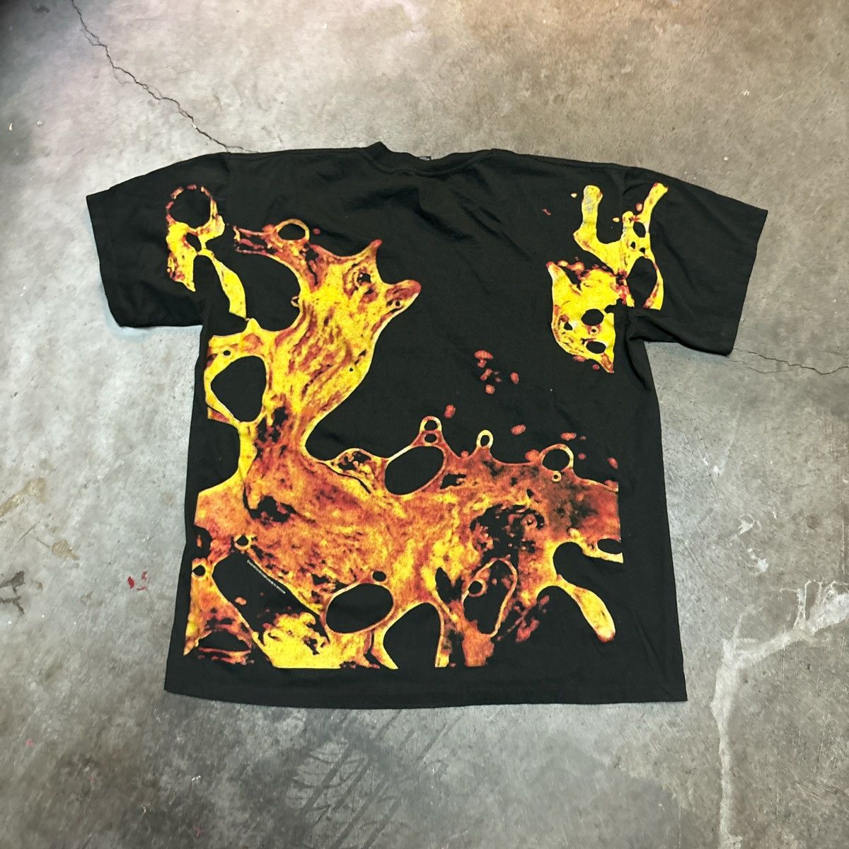 Vintage Vintage 90’s Metallica Liquid Flame AOP Single Stitch Tee | Grailed