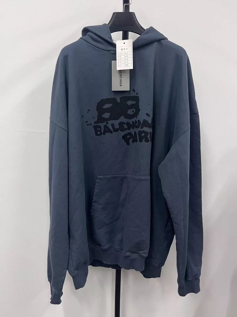 Balenciaga Balenciaga Logo printed long-sleeve sweatshirt Size US XXS / EU 40 - 1 Thumbnail