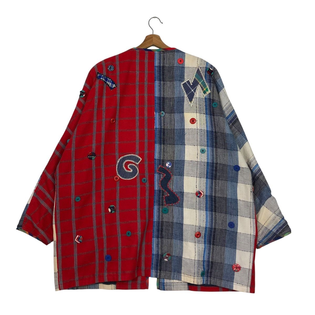 Japanese Brand 🔥VINTAGE HANDMADE DESIGN JACKET PATCHWORK ISSEY MIYAKE Size US M / EU 48-50 / 2 - 10 Thumbnail