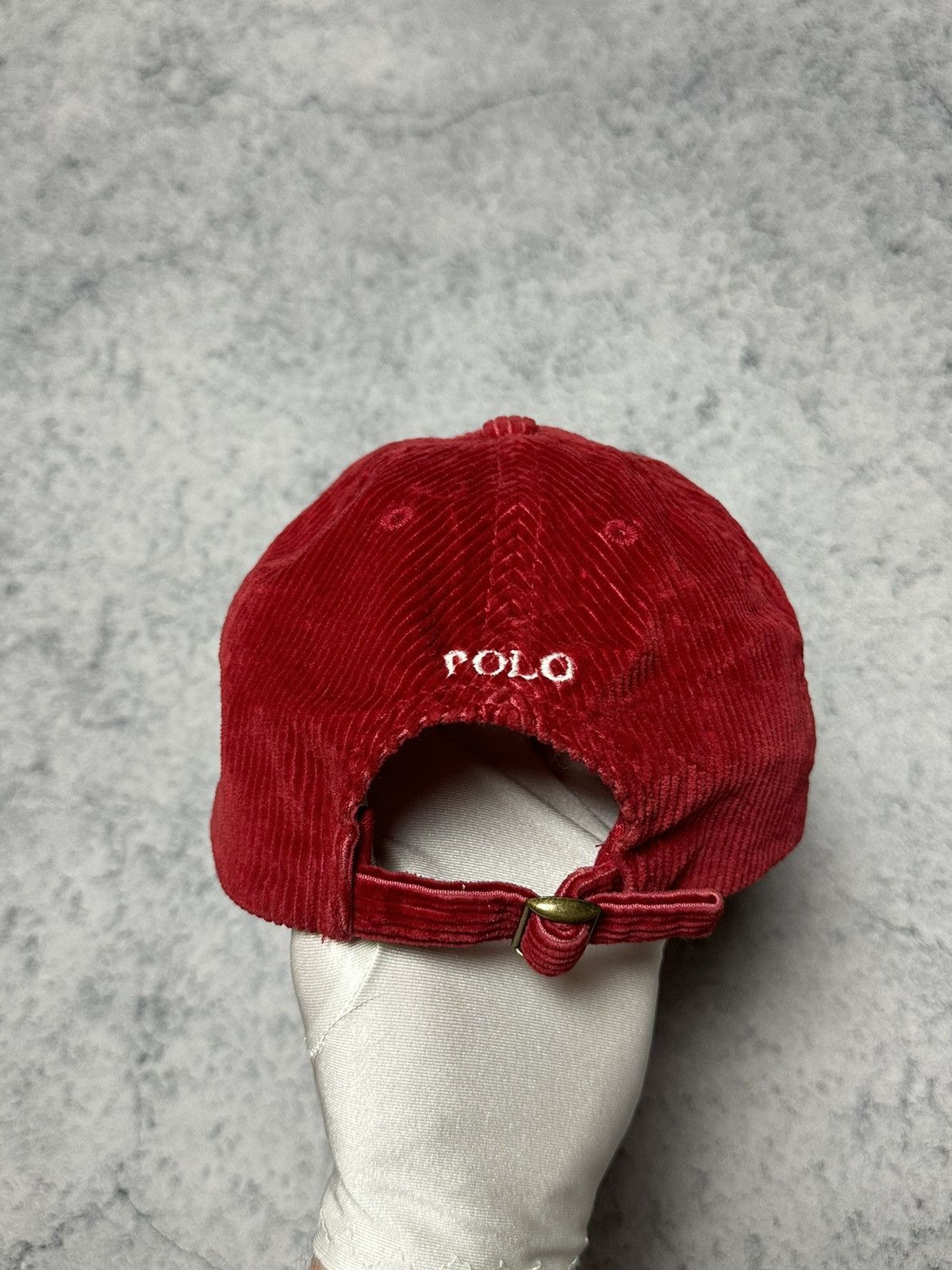 Polo Ralph Lauren Polo Ralph Lauren Bear Christmas Tree Corduroy Kids Boys Cap Size ONE SIZE - 5 Thumbnail