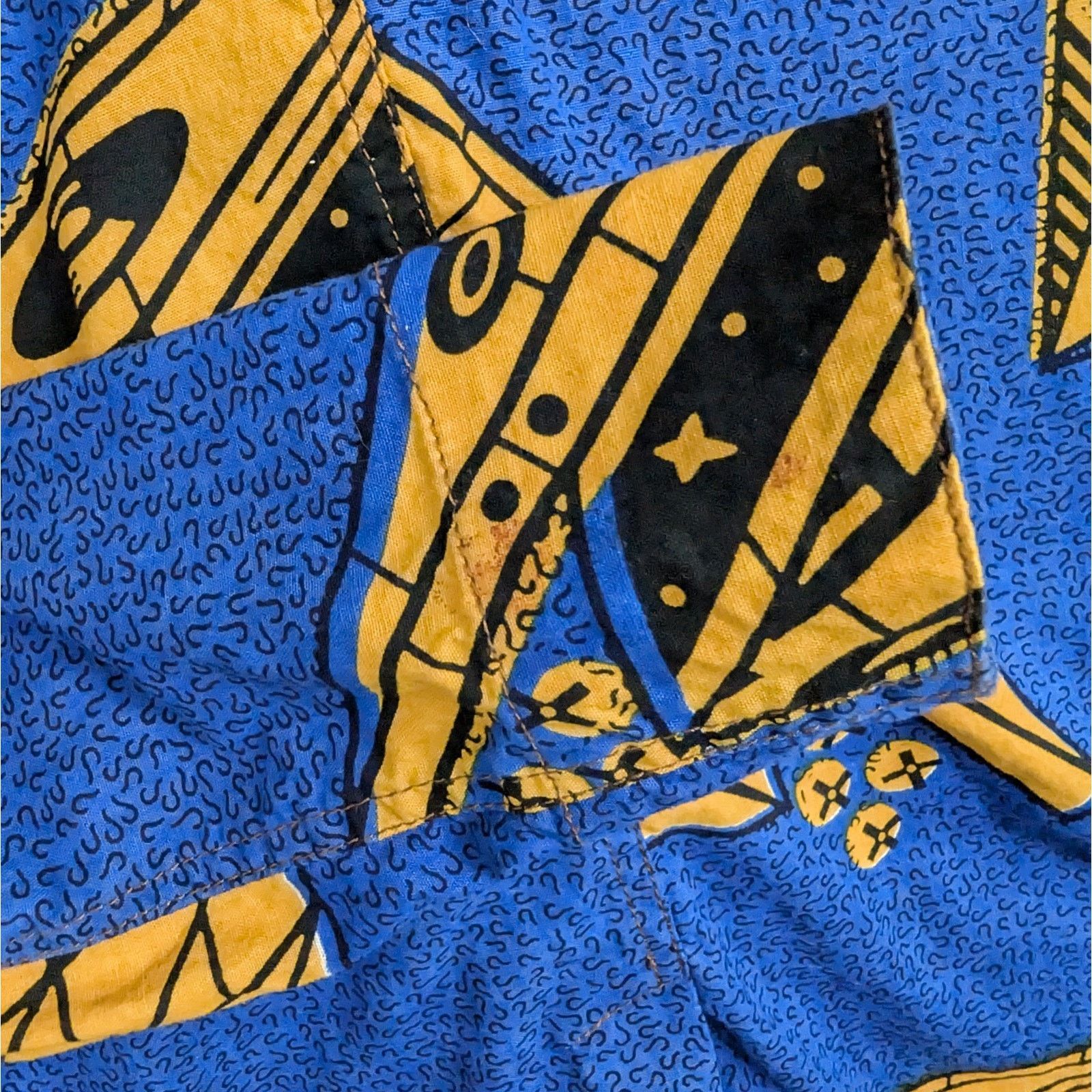 Other Nisus Hotel Japan African Wax DJ Turntable Print Shirt Size US M / EU 48-50 / 2 - 10 Thumbnail