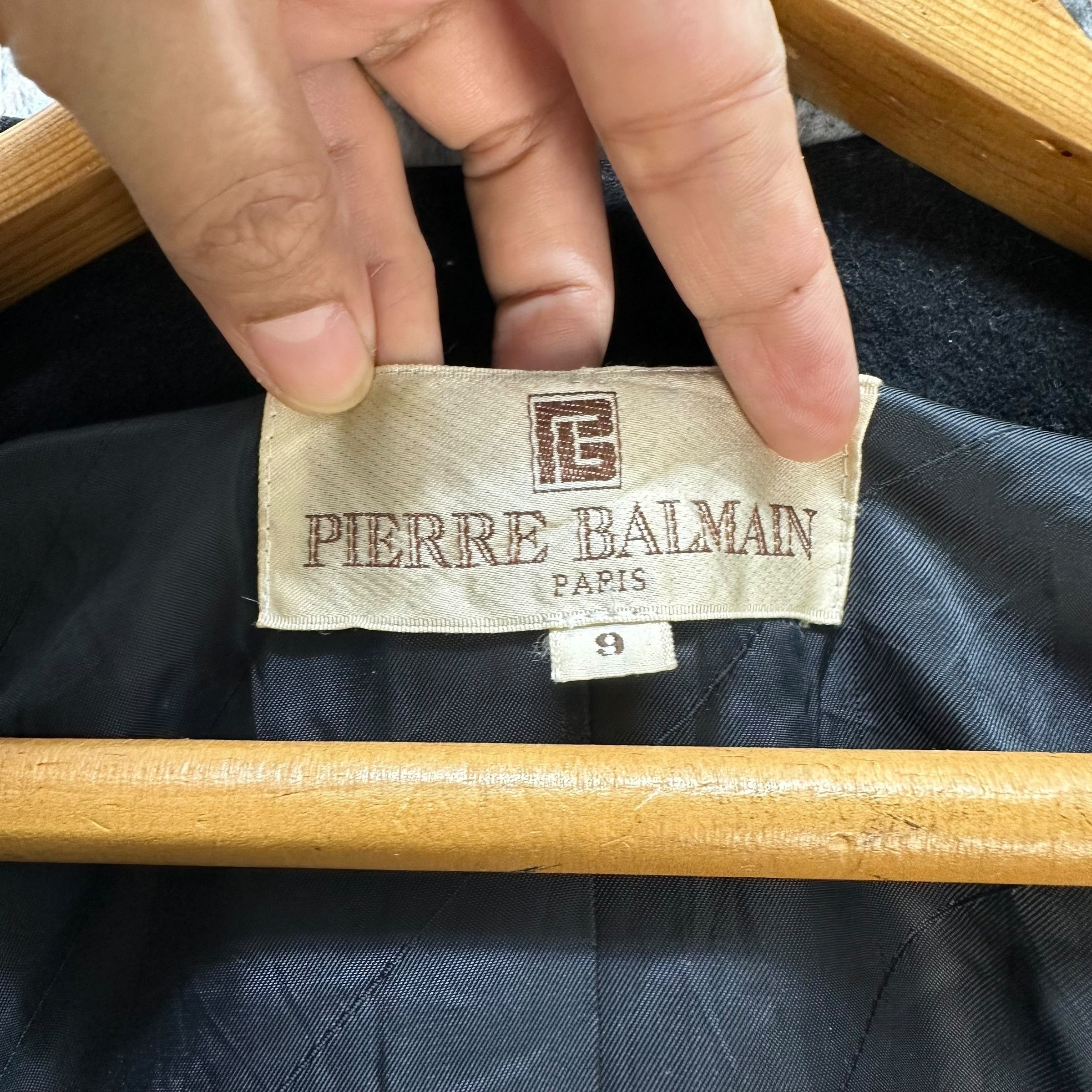Pierre Balmain Pierre Balmain Mohair Double Breasted Long Coat #A15-0376 Size M / US 6-8 / IT 42-44 - 8 Thumbnail
