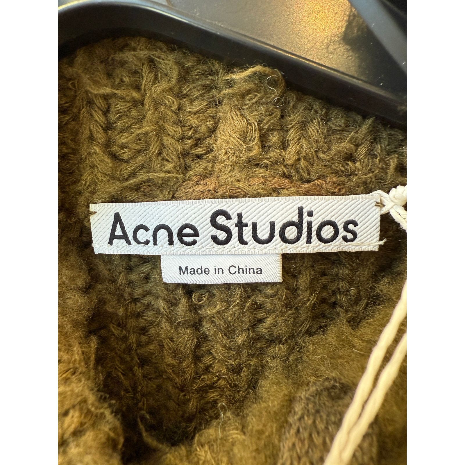 Acne Studios $855 Acne Studios Green Fuzzy Knit Hoodie Size US S / EU 44-46 / 1 - 3 Thumbnail