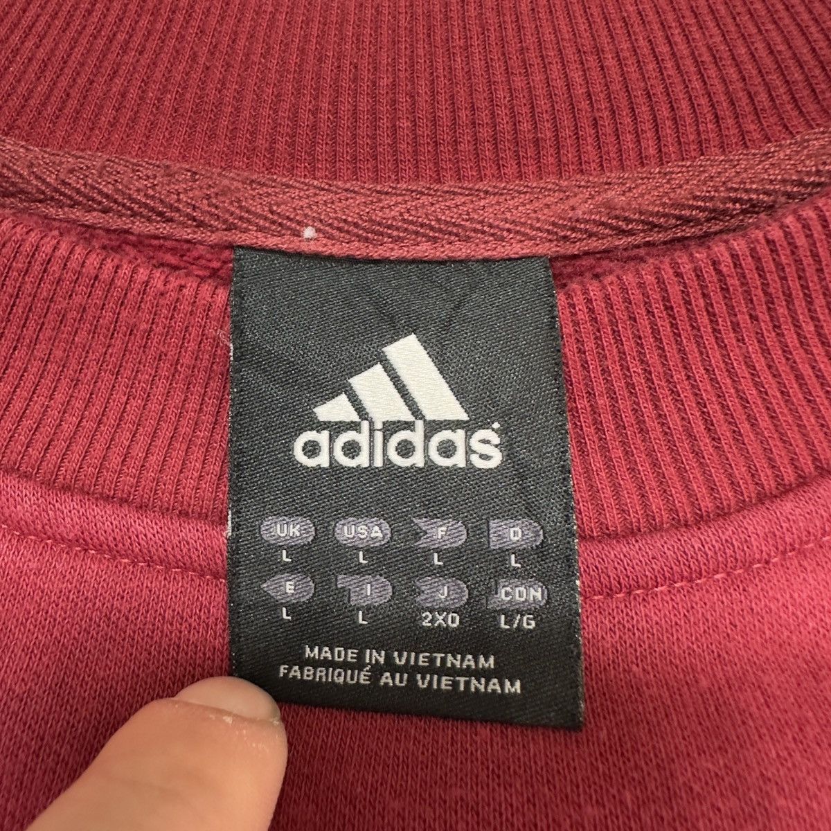 Adidas Adidas sweatshirt Size US L / EU 52-54 / 3 - 4 Thumbnail