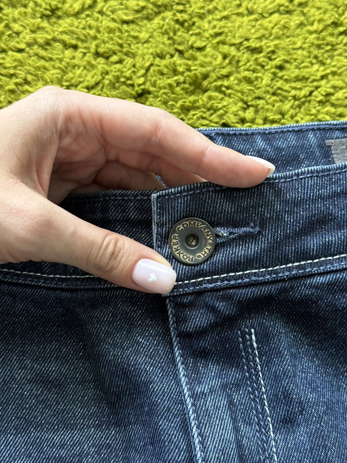 Designer × THE ROKKER COMPANY Rokker company denim pants jeans Size 32" / US 10 / IT 46 - 4 Thumbnail