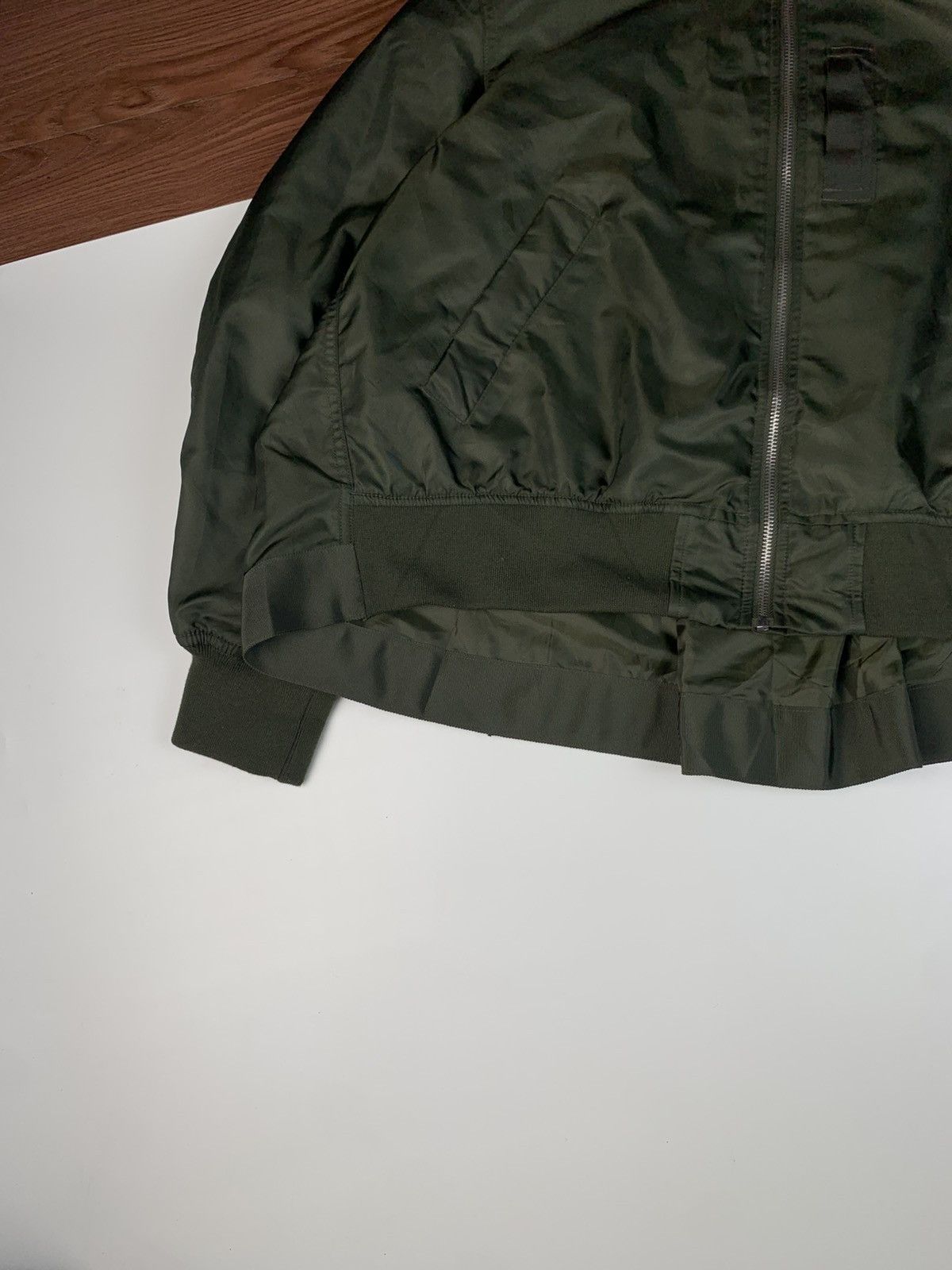 Karl Lagerfeld Bomber Crop Jacket Karl Lagerfeld Size XL / US 12-14 / IT 48-50 - 3 Thumbnail
