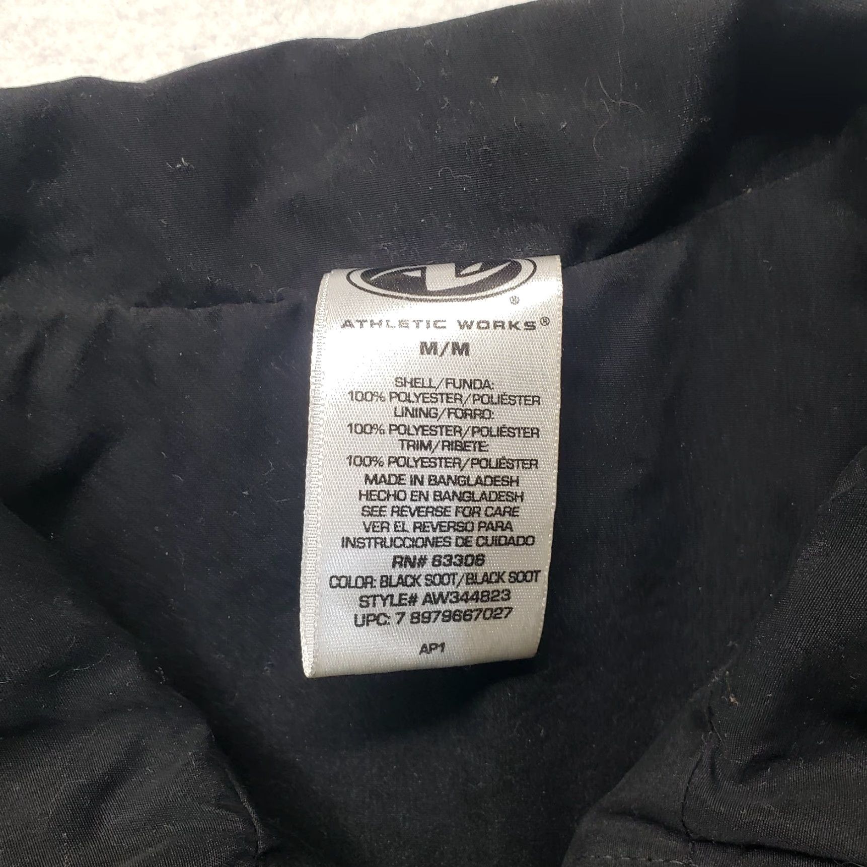 Athletic Works Athletic Works Black Full Zip Jacket Adult Women's Size M Medium Shirt Womens Jacket Black M Size M / US 6-8 / IT 42-44 - 2 Thumbnail