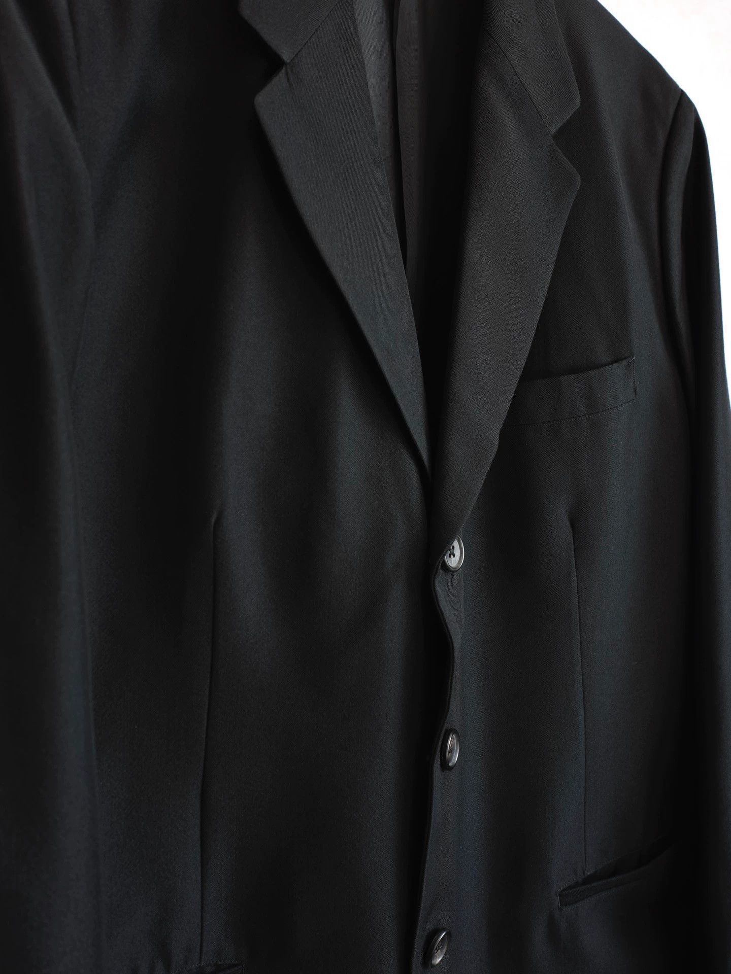 Yohji Yamamoto Yohji Yamamoto 97AW 3B Blended Shimmer Suit Size 42R - 3 Thumbnail